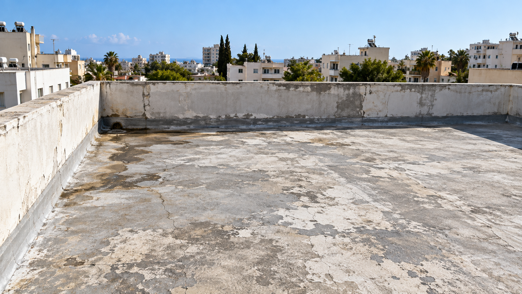 הדמיית AI — אחרי איטום ביריעות ביטומניות